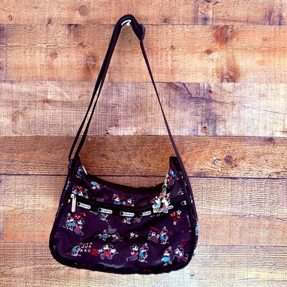 Rare LeSportsac Disney Collaboration Minnie & Mickey Crossbody - Picture 2 of 12